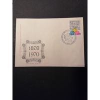 Польша 1970 КПД с маркой "100 лет профсоюзe печатников" (спецгашение) Mi.1999 каталог 0.60 евро