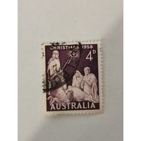 Марка из серии "Рождество"