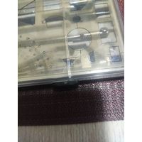 Готовальня, транспорти морской штурманский, офицерская линейка и набор ручек в футляре