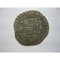 1/4 патагона Альберт и Елизавета  Фландрия  Без года.