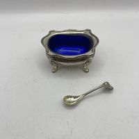 Солонка с ложкой. Франция. 3693