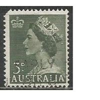 Австралия. Королева Елизавета II. 1953г. Mi#236.