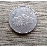 Werty71 Сейшельские острова Сейшелы 1 рупия 2007 Раковина Харония Тритон