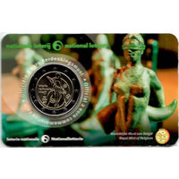 2 евро 2025 Бельгия Национальная лотерея блистер BU