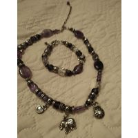 Набор СССР из аметиста