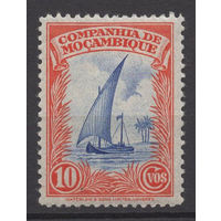 1937 Мозамбик ** Парусная лодка, марка из серии, Португальские колонии