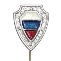 Значок с изображением флага РФ