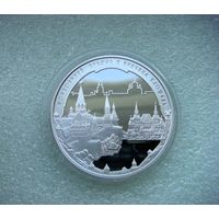 3 рубля 2006 РФ. Московский Кремль и Красная площадь. Всемирное наследие ЮНЕСКО. Серебро 925