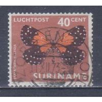[1453] Суринам 1972. Фауна.Бабочка. Гашеная марка.