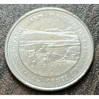 Канада 25 центов, 1992 Остров Принца Эдуарда    ( 1-6-3 )