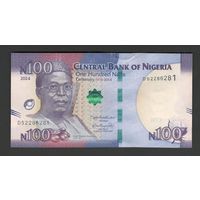 Нигерия 100 найра 2024 года. Тип Р-41. Состояние UNC