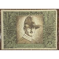 Нодгельд 75 пфеннигов 1921 год. Гамбург, Берлин, Бремен. Веймарская республика