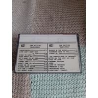 Кассета  TDK D90. TOM PETTY-94