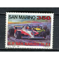 Сан-Марино - 1983 - Гран-при Сан-Марино 350L - [Mi.1283] - 1 марка. MNH.  (Лот 34Ju)-T25P8