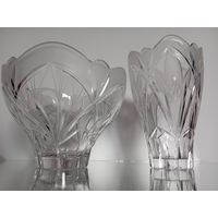 Вазы. Комплект. Хрусталь