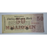 1923 год 50 000 000 марок Германия