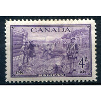 Британские колонии - Канада - 1949г. - 200 лет битве при Галифаксе - 1 марка - полная серия, MH, есть маленькое тонкое место возле зубчиков перфорации справа [Mi 249]. #3-WB-90-A-2