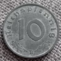 10 рейхспфеннигов 1943 В