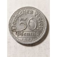 Германия 50 пфенинг 1922 J