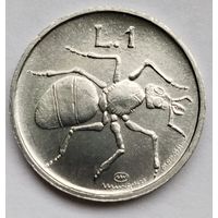 Сан-Марино 1 лира 1974 UNC