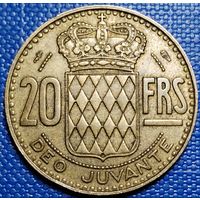 Монако 20 франков 1950 г.