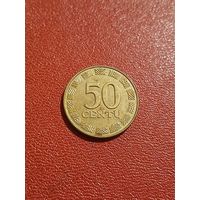 Литва, 50 центов 1999 г.
