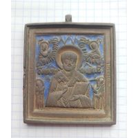 Иконна Св. Николая Чудотворца. Эмаль.