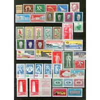 ГДР.ПОЧТИ ПОЛНЫЙ( без двух марок!) ЧИСТЫЙ  ГОДОВОЙ НАБОР (1960) БЕЗ НАКЛЕЕК,с родным клеем !