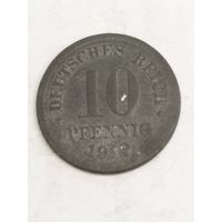 Германия 10 пфенинг 1919