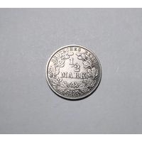 1/2 марки Германской Империи 1905 А года.