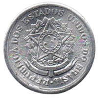 Республика Соединённые Государства (Штаты) Бразилии (Бразилия). 50 сентаво 1957