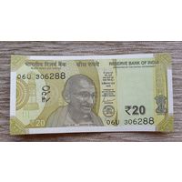 Werty71 Индия 20 Рупий 2020 UNC банкнота