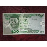 500 найра Нигерия 2023 г.