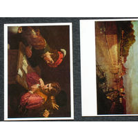 Открытки - Картинная галерея г.Дрезден, картины художников,  ГДР цена за  1 шт.