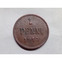 1 пенни 1915 год.Русская Финляндия.