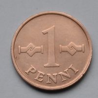 Финляндия, 1 пенни 1963 г.