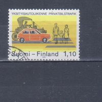 [2255] Финляндия 1979. Транспорт.Дорожное движение.Автомобили. Одиночный выпуск.Гашеная марка.