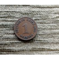 Werty71 Германия 1 пфенниг 1908 D