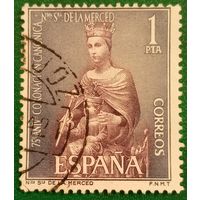 Испания 1963. 75 летие коронации Богоматери Милосердия с девой Марией и младенцем