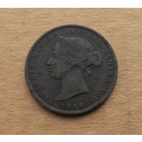 Джерси, 1/13 шиллинга 1866 г., Виктория (1837-1901)