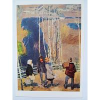 Школа, пионеры. Тюленев. В школу