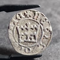 Полугрош Ян Ольбрахт 1492-1501 Польша R1, Копицкий 386 (под короной кольцо) РЕДКИЙ!