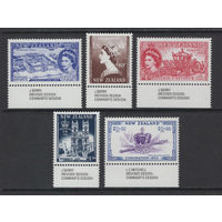 Новая Зеландия 2003** 50 лет коронации Королева Елизавета II серия 5 марок