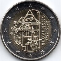 Словакия 2 евро, ND (2022) 300 лет постройке первой атмосферной паровой машины на континентальной Европе UNC