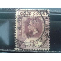 Золотой берег, колония Англии, 1913. Стандарт. Король Георг V, 3P.