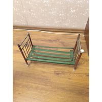 Кроватка для кукол металл.  Ретро