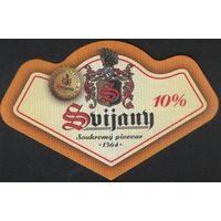 Пивная этикетка. Svijany - Чехия