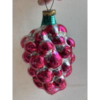 Ёлочная игрушка виноград СССР