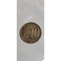 Испания 10 евроцентов 2000