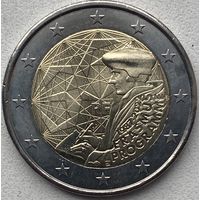 Франция 2 евро 2022 г. 35 лет программы Эразмус (Erasmus)